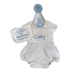 Moongemz Baby Personalised Baby gifts Boys Birthday set